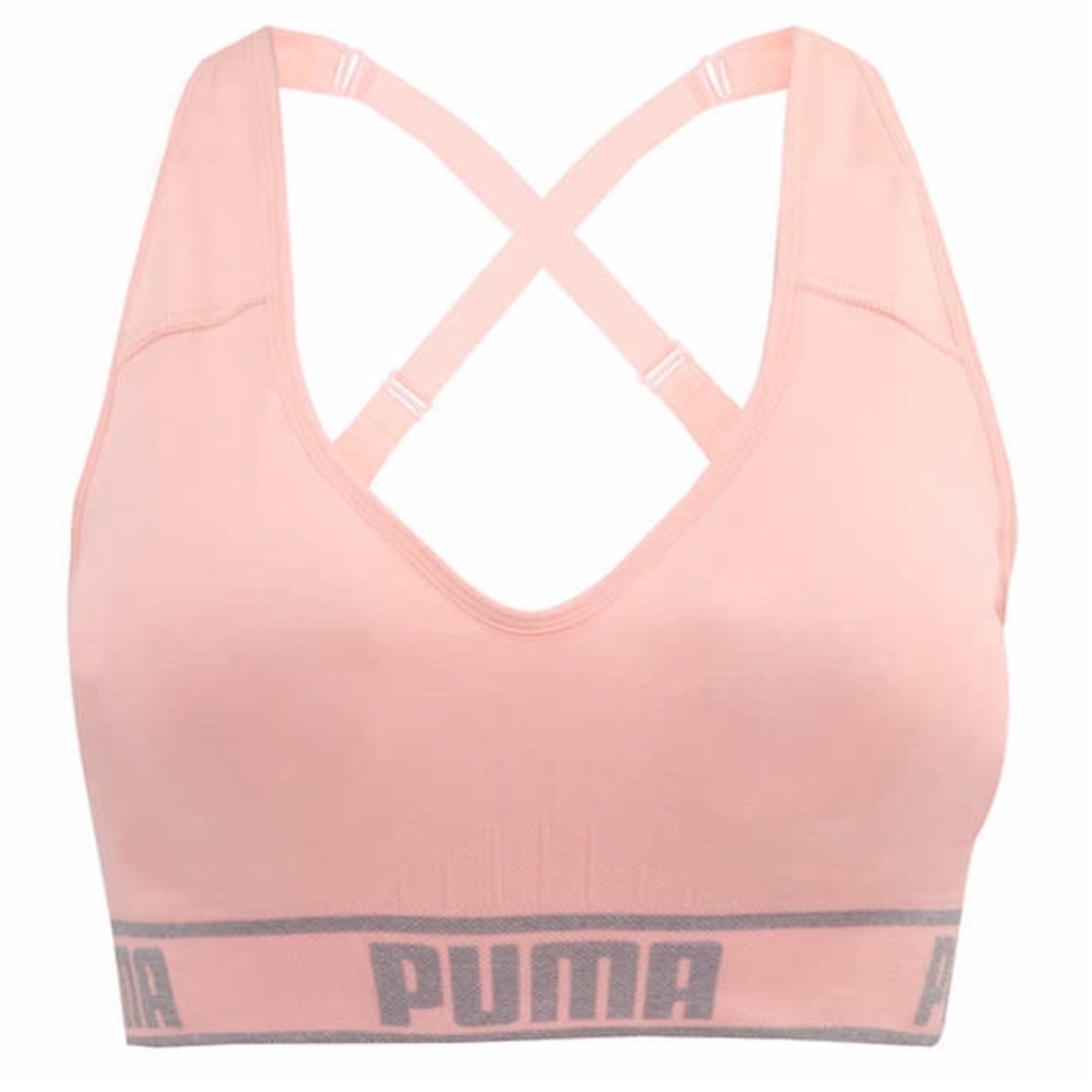 Puma Wireless Sports Bra Spandex Comfort 34 36 38 - Picture 3 of 3